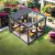 Outdoor Gazebo with Motorized Louvered Roof Bioclimatic Aluminium Structure Garden Patio Backyard Retractable Pergola