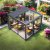 Waterproof Motorized Bioclimatic Sunshade Aluminum Louvre Roof Pergola Patio Garden Balcony Retractable Pergola