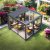 Motorized Adjustable Outdoor Metal Waterproof Louver Canopy Garden Patio Backyard Retractable Pergola