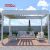 Automatic Smart Waterproof Aluminium Louver Roof System Patio Garden Outdoor Motorized Pergolas Retractable Pergola