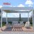 Adjustable Rainproof Outdoor Aluminum Louver Pergola Garden Patio Backyard Retractable Pergola