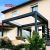 2024 Newest Electric Waterproof Louver Aluminium Pergola Garden Patio Backyard Outdoor Pavilion Retractable Pergola