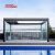 Customized Waterproof Louvered Outdoor Aluminium Arches Garden Patio and Poolside Retractable Pergola