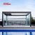 Bioclimatic Pergola Aluminum Closed Gazebo Outdoor Garden Patio Pool with Led Lighting Side Screen Retractable Pergola