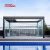 Retractable Outdoor Aluminium Louvered Brackets Garden Bioclimatic Gazebo Ideal Patio Backyard Poolside Retractable Pergola