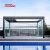 Automatic Remote - Controlled Electric Opening Louvered Roof Metal Awning Garden Patio Balcony Retractable Pergola