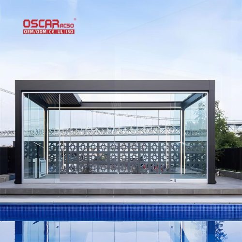 Portable Bioclimat Pergolas Backyard Patio Outdoor Spaces Ideal Relaxing and Entertaining Retractable Pergola