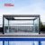 4X4 6X4 Factory Modern Outdoor Remote Control Bioclimatic Aluminum Louver Pergola Gardens Patios Backyards Retractable Pergola
