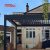 Outdoor Aluminum Louvered Structure with Zip Screen Patio Garden Terrace Sun Shading and Privacy Protection Retractable Pergola