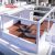 Automatic Waterproof Aluminum Louvered Pergola with Led Lights Patio Terrace Outdoor Sun Shading and Shelter Retractable Pergola