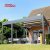 Outdoor Aluminium Pvc Zipped Side Curtains Pergola Columns Veranda Roof Canopy Ideal Garden Patio Balcony Retractable Pergola
