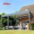 Louvered Aluminum Waterproof Manual Pergola Outdoor Garden and Patio Modern Gazebo  European Style Retractable Pergola