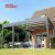 Large Aluminium Electric Patio with Motor and Led For Backyard Outdoor Garden Retractable Pergola