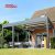 3X3M Extruded Aluminum Alloy Motorized Rain - Resistant Metal Pergola Terrace Patio Garden Outdoor Space Retractable Pergola