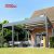 4X3 3X3M Bioclimatic Biomecanic Aluminium Outdoor Patio Garden Pergola For Leisure Relaxation Activities Retractable Pergola