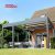 Retractable Aluminium Outdoor Furniture Set with Led Lighting Back Yard Bioclimatic Pergola Patio and Garden Retractable Pergola