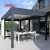 Motorized Waterproof Aluminium Louver System Outdoor Garden Gazebo Patio Backyard Poolside Retractable Pergola