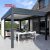 5X5M Motorized Waterproof Adjustable Shading Outdoor Patio Backyard Garden Louvered Pergola Kits Retractable Pergola