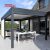 4X4 6X4M Modern Outdoor Bioclimatic Aluminium Louvered Pergola with Motorized Screen Garden Patio Backyard Retractable Pergola