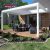Aluminum Sun Shade Louver Blade Roof Bioclimatique Design with Blinds For Outdoor Patio Garden Balcony Retractable Pergola