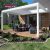 Sustainable Waterproof Adjustable Patio Yard Louvered Roof Awning System Outdoor Gardens and Patios Retractable Pergola