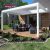 Rainproof Sun - Shading Outdoor Aluminium Louvered Structure Garden Patio Balcony Kit Retractable Pergola