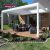 3X3M Extruded Aluminum Alloy Motorized Rain - Resistant Outdoor Pergola Garden Patio Terrace in Backyard Retractable Pergola