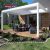 Solar - Powered Aluminium Pergola New Design Garden Patio and Backyard Outdoor Shading Structure Retractable Pergola