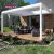 Modern Design Bioclimatic Motorized Retractable Roof Outdoor Patio Structure 4X4 Garden Balcony Backyard Retractable Pergola
