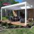 Custom Modern Waterproof Aluminum Louvered Awning Patio Garden Balcony Bioclimatic Outdoor Structure Retractable Pergola