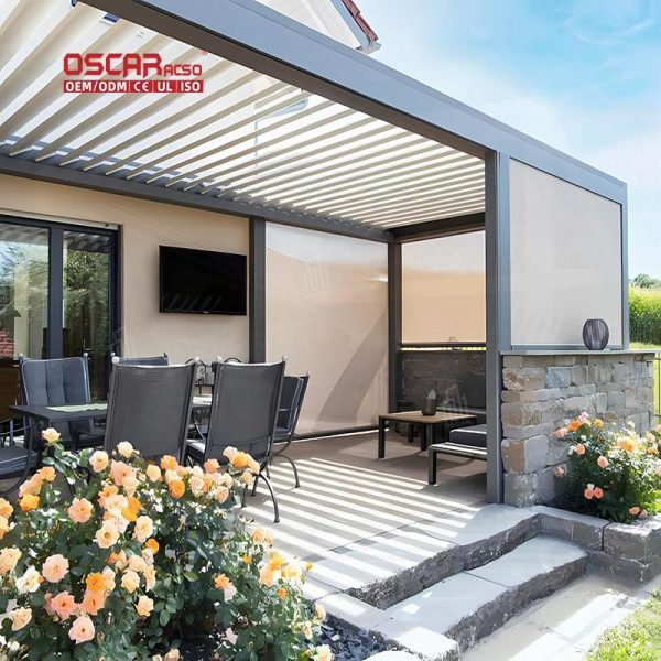 High Quality Outdoor Decorative Arches Gardens Patios and Backyards Elegant Sturdy Structures Retractable Pergola