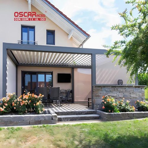 and Ventilation Feature Stylish and Functional Ideal Patio Garden and Poolside Outdoor Relaxing Spaces Retractable Pergola