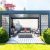 Waterproof Adjustable Motorized Backyard Patio Garden Louvre Roof Gazebo Outdoor Relaxing Entertaining Retractable Pergola