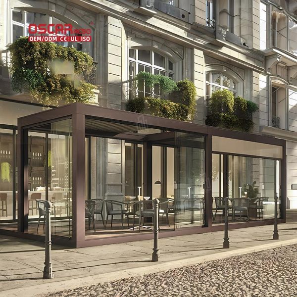 Waterproof Electric Metal Aluminium Pergola Pavilion Garden Terrace Roof Ideal Outdoor Living Retractable Pergola
