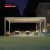 Outdoor Easily Assembled Powder Coated Frame Sides Pergola Customizable Size Garden Patio Backyard Retractable Pergola