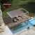Outdoor Waterproof 3X3M 3X4M Motorized Louver Aluminum Bioclimatic Pergola Patio Garden Backyard Retractable Pergola