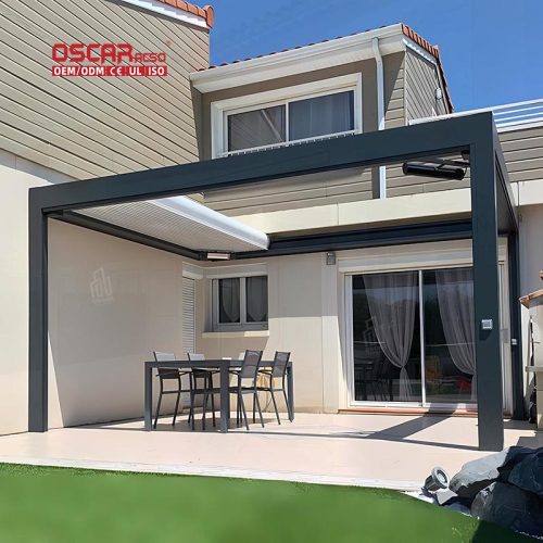 Resistant and Uv  Blocking Features Stylish Modern Design Ideal Gardens Patios and Backyards in Turkey Retractable Pergola