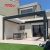Waterproof Motorized Solar Outdoor Structure with Side Curtain Garden Patio Backyard Retractable Pergola
