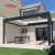 Gazebo with Motorized Louvered Roof Outdoor Sun Shading Patio Cover Kits Ideal Garden Backyard Balcony Retractable Pergola
