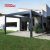 Outdoor Waterproof Louvered Metal Roof Covers with Roller Blinds Gardens Patios Backyards Retractable Pergola