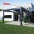 Automatic Remote - Controlled Electric Opening Louvered Roof Garden Patio Balcony Metal Awning Shelter Retractable Pergola