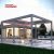 4X4 6X4M Modern Outdoor Bioclimatic Aluminium Louvered Pergola with Motorized Screen Garden Patio Backyard Retractable Pergola