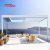 Aluminium Patio Rain Cover with Polycarbonate Glass Roof Four  Season Use in Backyard Garden Balcony Retractable Pergola