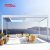 Outdoor Adjustable Aluminum Louvre Roof System Kit Patio Garden Terrace Retractable Pergola