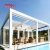 Adjustable Louvered Aluminum Waterproof Manual Outdoor Garden Pergola Patio Backyard Terrace European Style Retractable Pergola