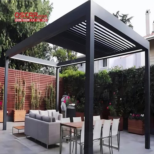 Pergolas Backyard Patio Outdoor Use Lightweight Sturdy Shade Structure Ideal Garden Picnic Gathering Retractable Pergola