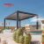 Fully Automatic Waterproof Aluminum Louvered Blades Pergola with Sliding and Folding Garden Patio Backyard Retractable Pergola