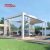2021 New Aluminum Arches Arbours Pergolas with Linear Strip Led Lights For Garden Patio Backyard Retractable Pergola