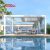 Modern Design 4X6 Aluminum Outdoor Pergola with Opening Roof Garden Patio Bbq Metal Outdoor Shelter Retractable Pergola