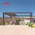Europe Style Aluminum Bioclimatic Pergola Terrace Roof Garden Ideal Outdoor Leisure and Relaxation Retractable Pergola